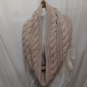 Cable Knit Infinity Scarf